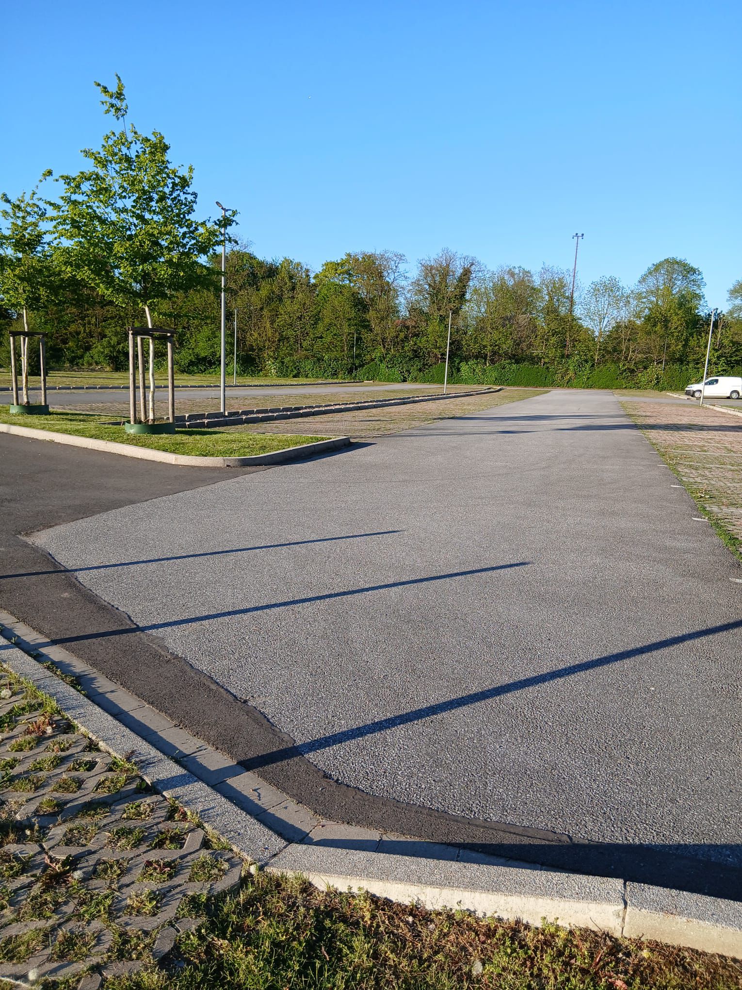 Parkplatz am Flughafen Düsseldorf
